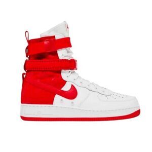 NIKE SF Air Force 1 High 'University Red' Sneakers Size 13